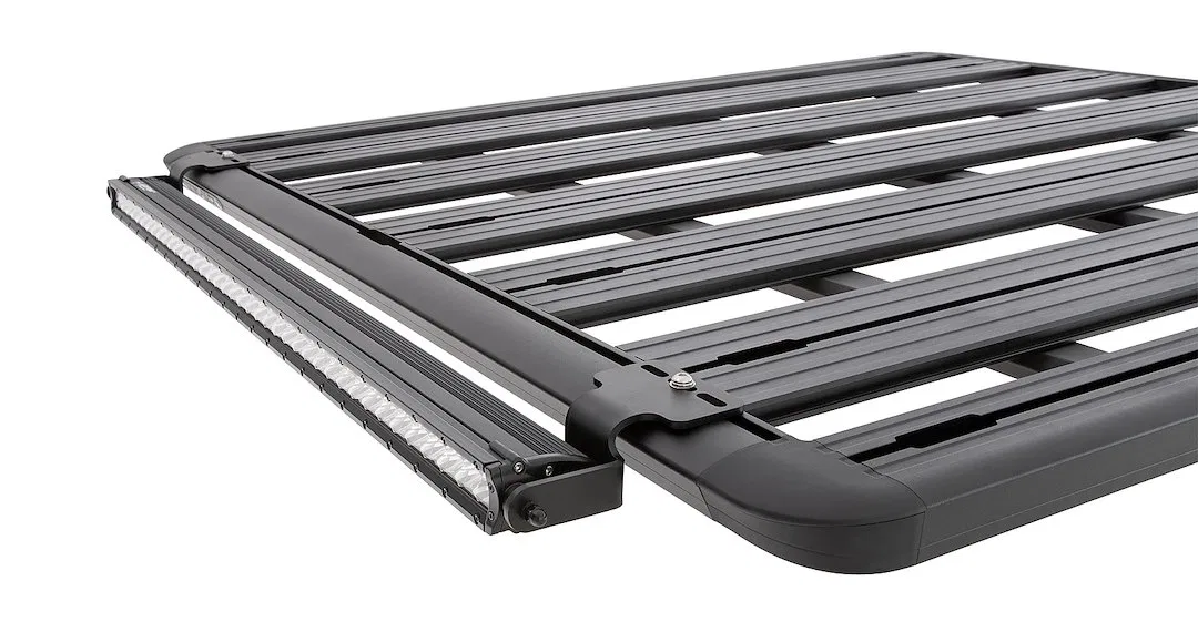 43173 – RHINO RACK Roof Rack Light Mount, Fits Rhino Rack's Pioneer Platforms And Pioneer Elevation Powder Coated Bla...